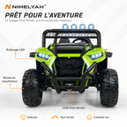 Buggy électrique enfant 12 V vert – Trail Rider