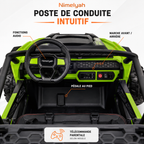 Buggy électrique enfant 12 V vert – Trail Rider