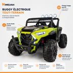 Buggy électrique enfant 12 V vert – Trail Rider