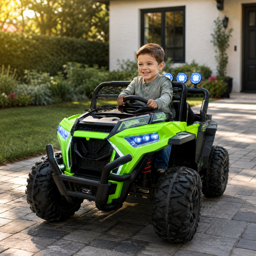 Buggy électrique enfant 12 V vert – Trail Rider
