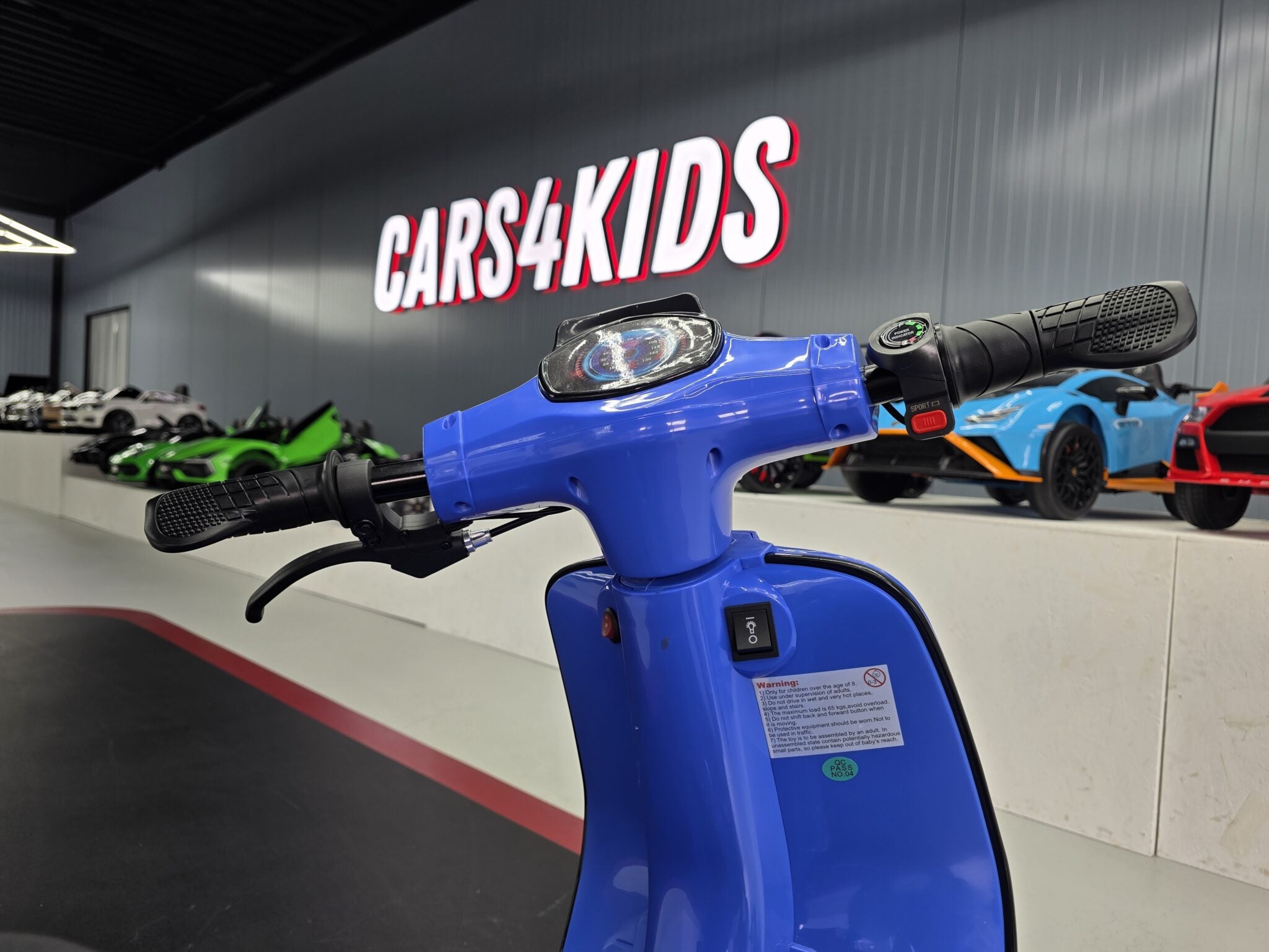 Scooter électrique enfant bleu 24V – Street Rider Pro – vue 7