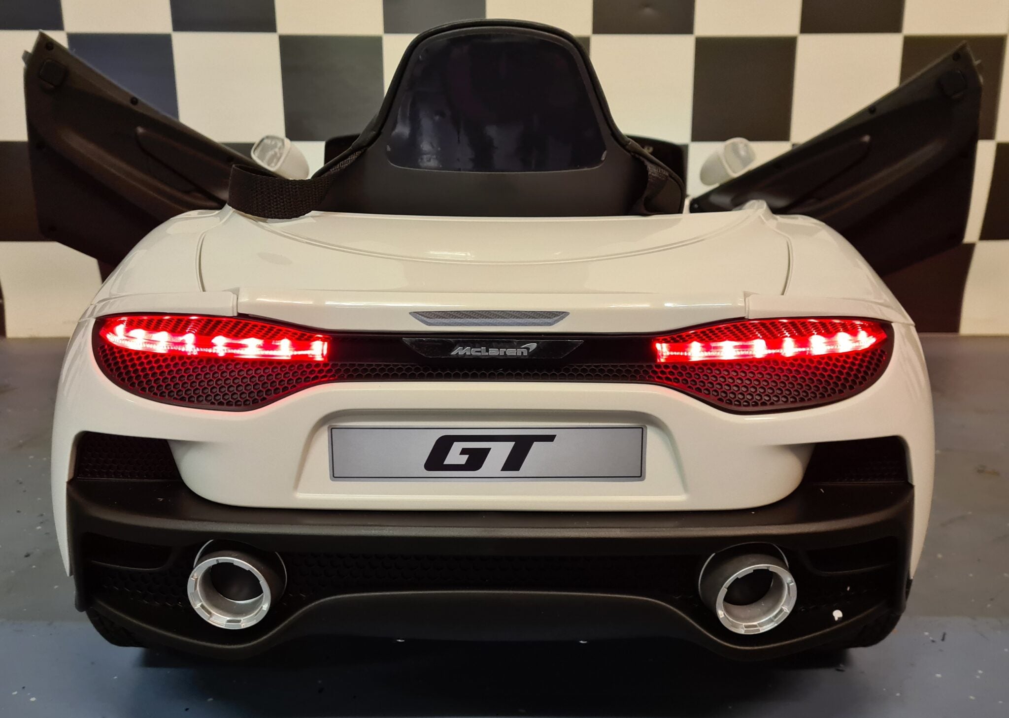 Voiture électrique enfant 12V McLaren 620 GT avec télécommande blanc – Racing Star – vue 6