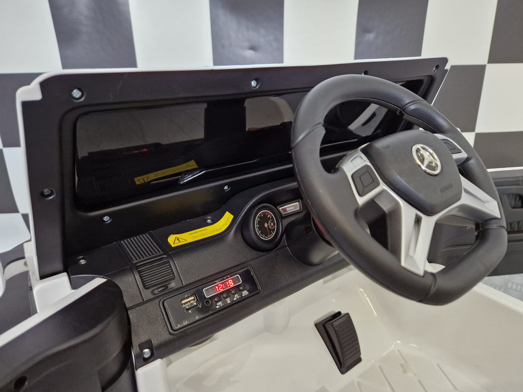 Voiture électrique enfant Mercedes G63 6x6 AMG 1 place blanc – Adventure Rider – vue 9