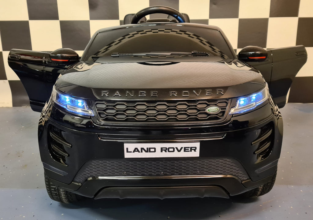 Voiture électrique enfant Range Rover Evoque 4x4 métallisé noir – Adventure Rider – vue 2