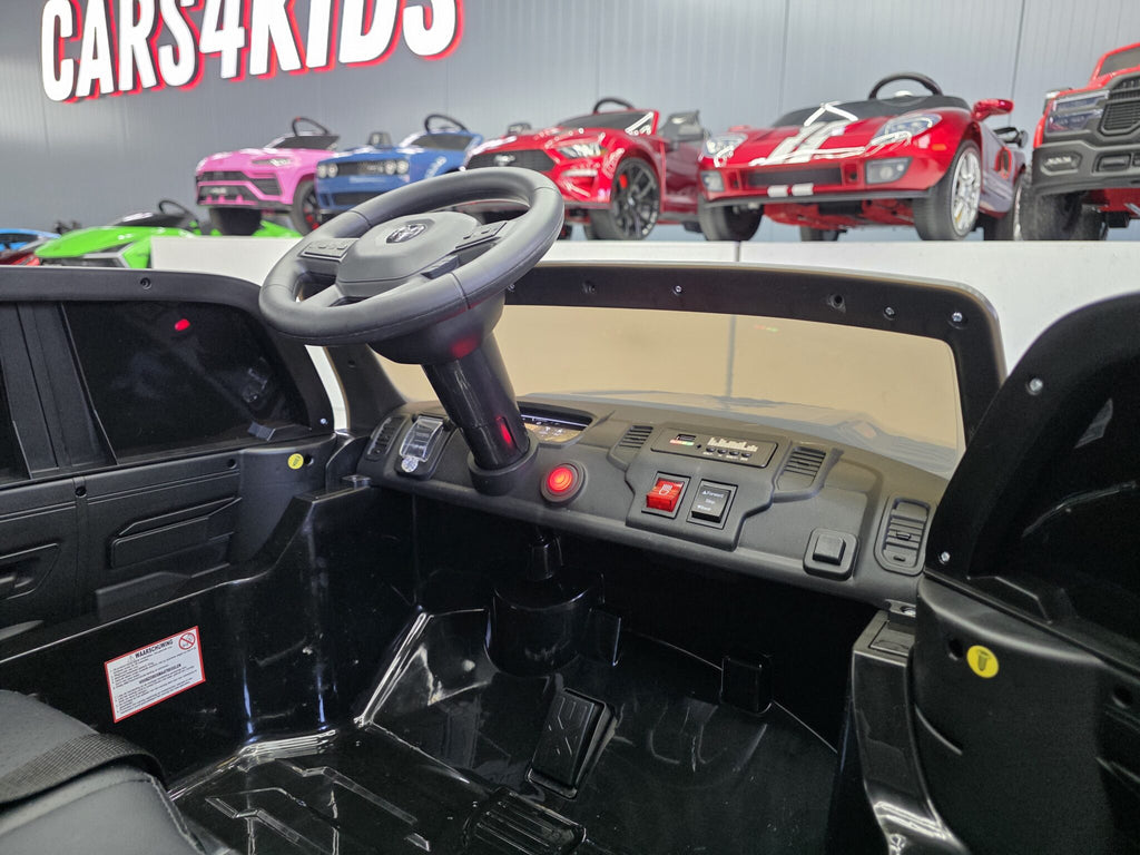 Voiture électrique enfant Dodge RAM 12 V noir – Adventure Rider – vue 8