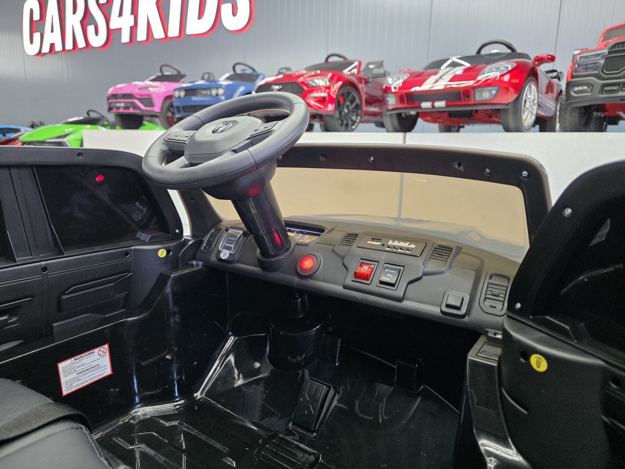 Voiture électrique enfant Dodge RAM 12 V noir – Adventure Rider – vue 8