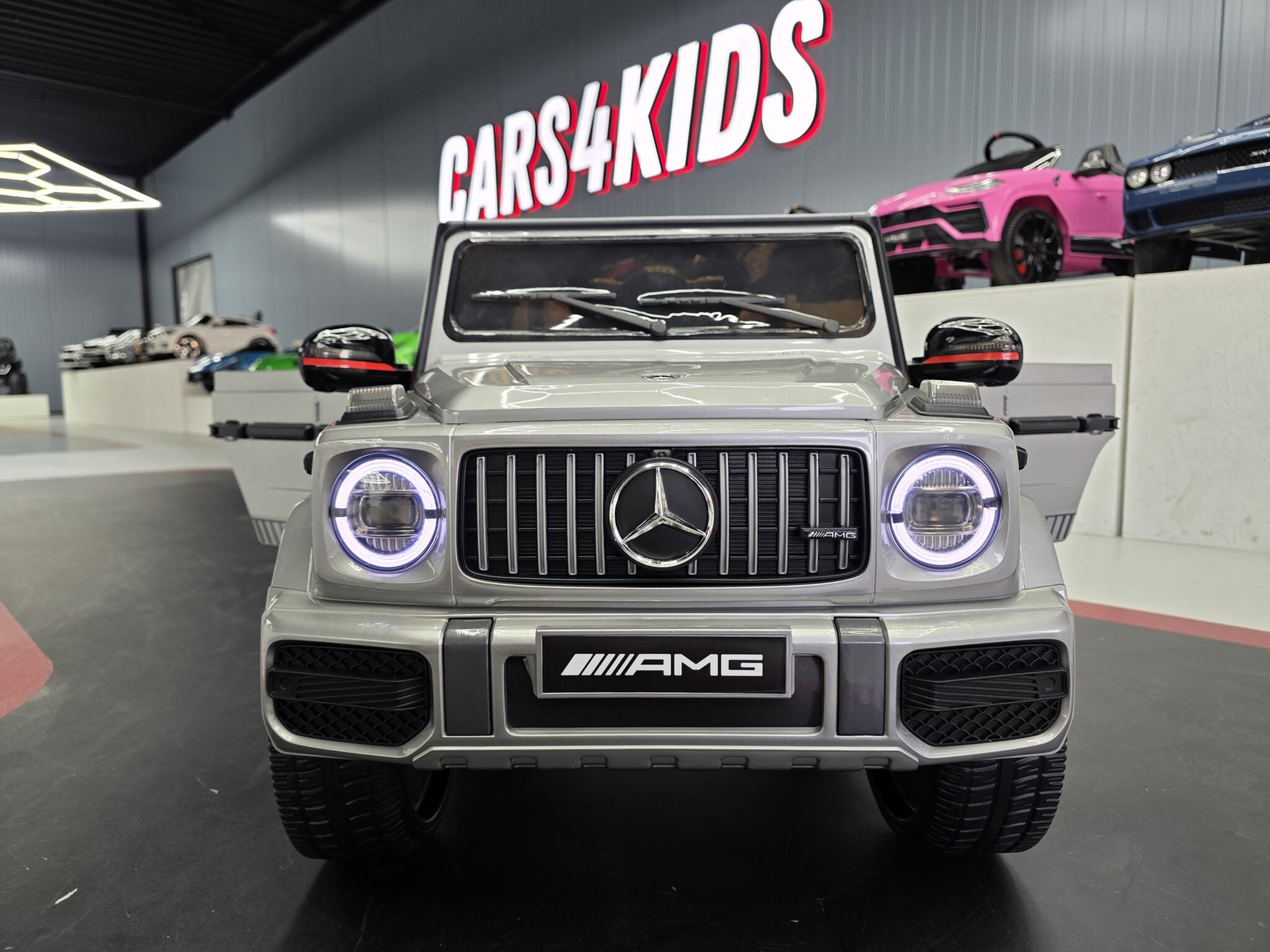 Voiture électrique enfant Mercedes G63 12 V gris métallisé 1 place – Adventure Rider – vue 2