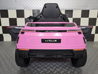 Voiture électrique enfant Lamborghini Urus rose 12 V – Racing Star – vue 6
