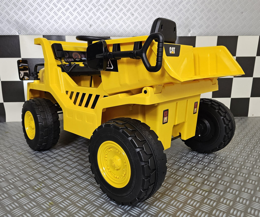 Véhicule électrique enfant Caterpillar dump truck 12 V – Adventure Rider – vue 5