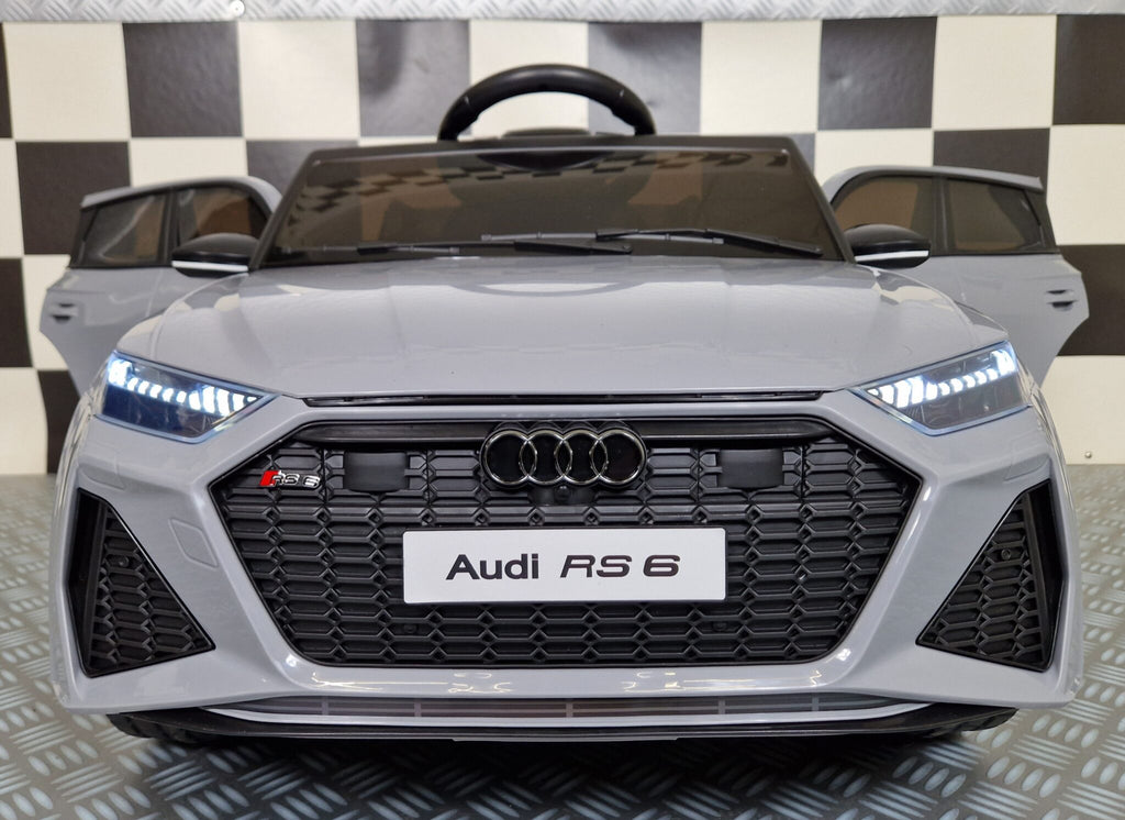 Voiture électrique enfant Audi RS 6 nardo gris – Racing Star – vue 3
