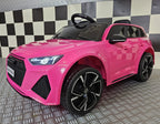 Voiture électrique enfant Audi RS6 12 V rose – Racing Star – vue 2