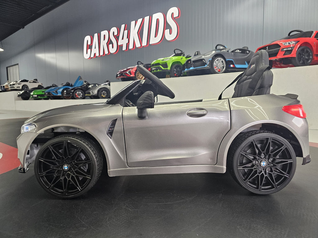 Voiture électrique enfant BMW M4 12 V gris métallisé – Urban Rider – vue 3