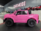 Voiture électrique enfant Dodge RAM 12 V rose – Adventure Rider – vue 3