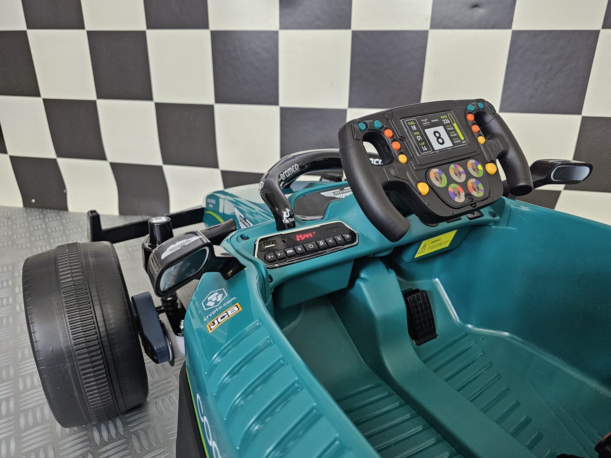 Voiture électrique enfant Aston Martin Formula 1 24 V – Racing Star Pro – vue 10