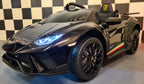 Voiture électrique enfant Lamborghini Huracan 12 V avec télécommande noir métallisé – Racing Star – vue 2