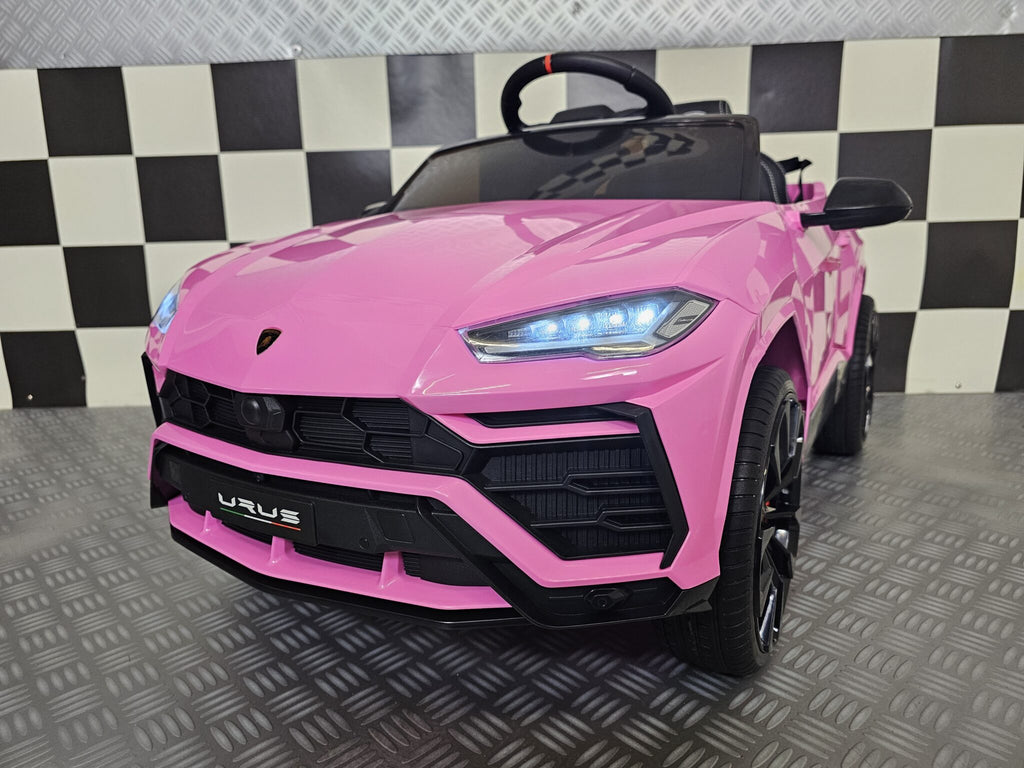 Voiture électrique enfant Lamborghini Urus rose 12 V – Racing Star