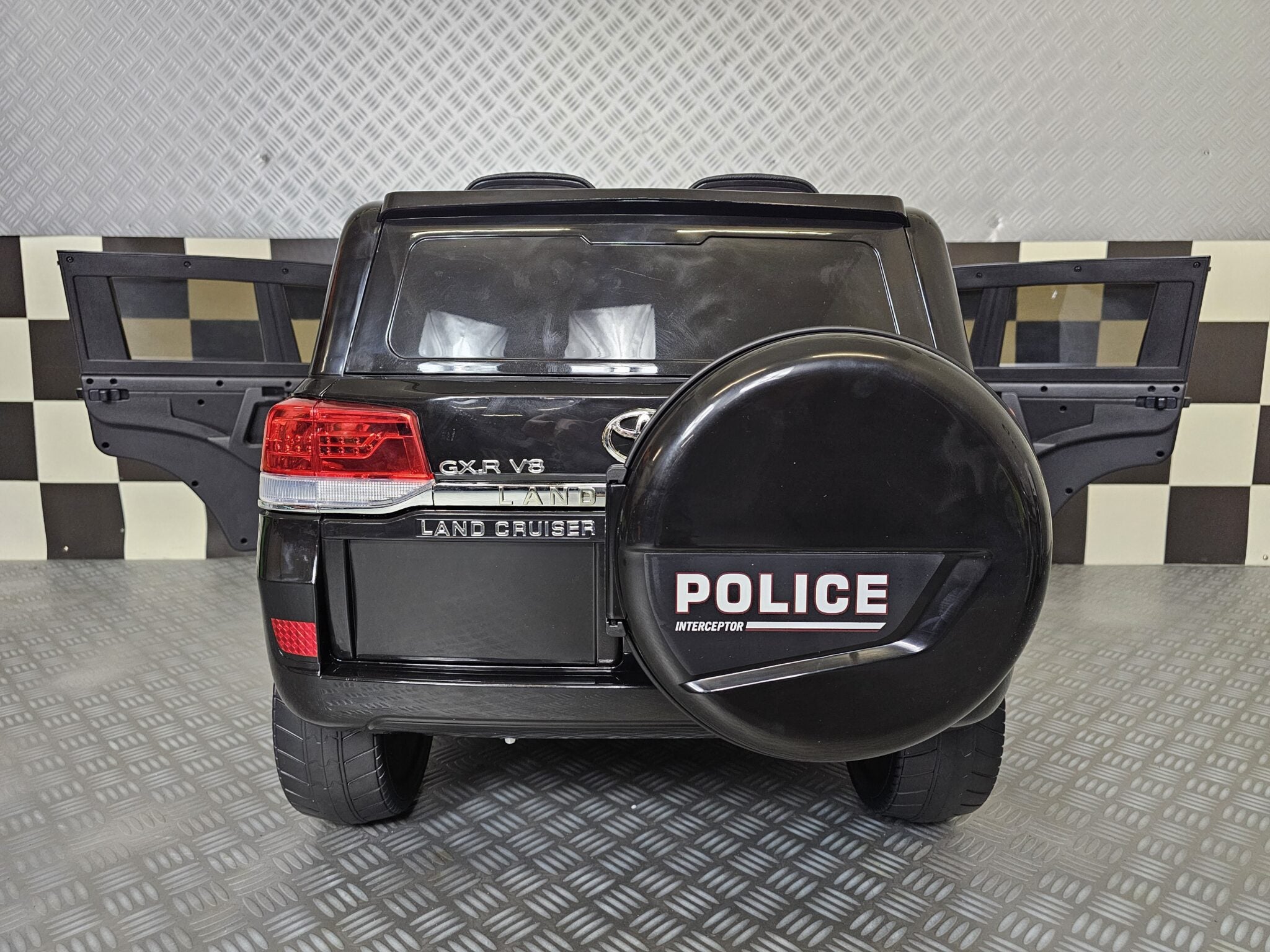 Voiture électrique enfant Toyota Land Cruiser police 24 V – Urban Patrol Pro – vue 5