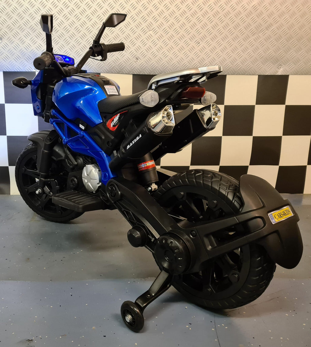 Moto électrique enfant Grom Superbike 12 V bleu métallisé – Street Rider – vue 5