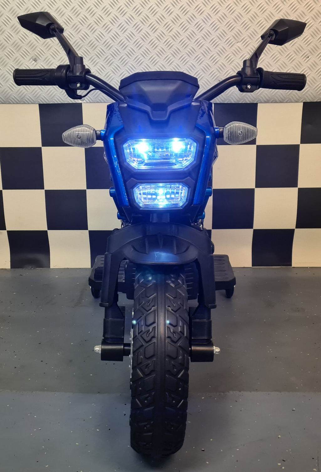 Moto électrique enfant Grom Superbike 12 V bleu métallisé – Street Rider – vue 3
