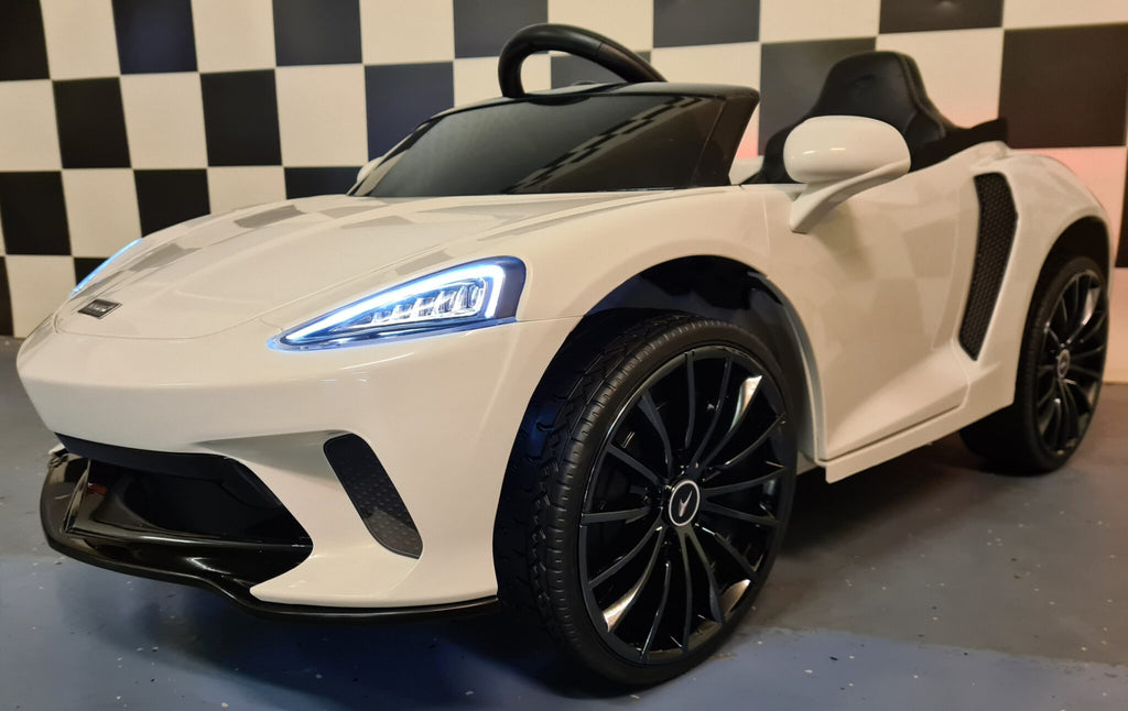 Voiture électrique enfant 12V McLaren 620 GT avec télécommande blanc – Racing Star – vue 2