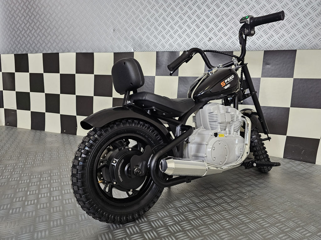 Véhicule électrique enfant Chopper 24 V noir – Street Rider Pro – vue 6