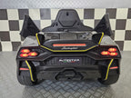 Voiture électrique enfant Lamborghini Auténtica 12 V gris métallisé – Racing Star – vue 6