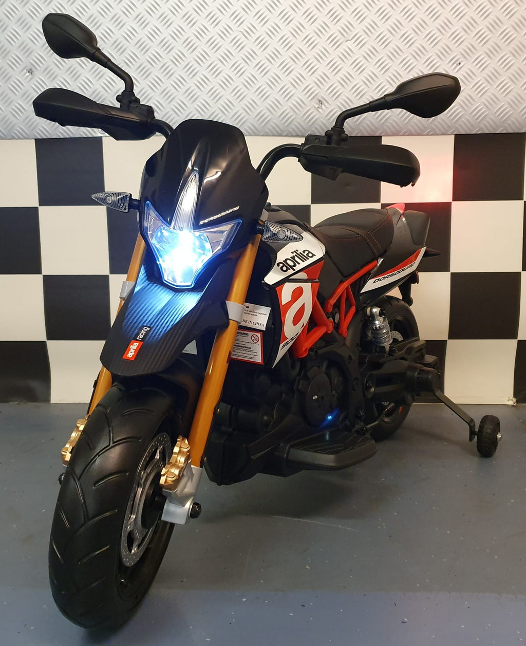 Moto électrique enfant Aprilia Dorsoduro – Street Rider