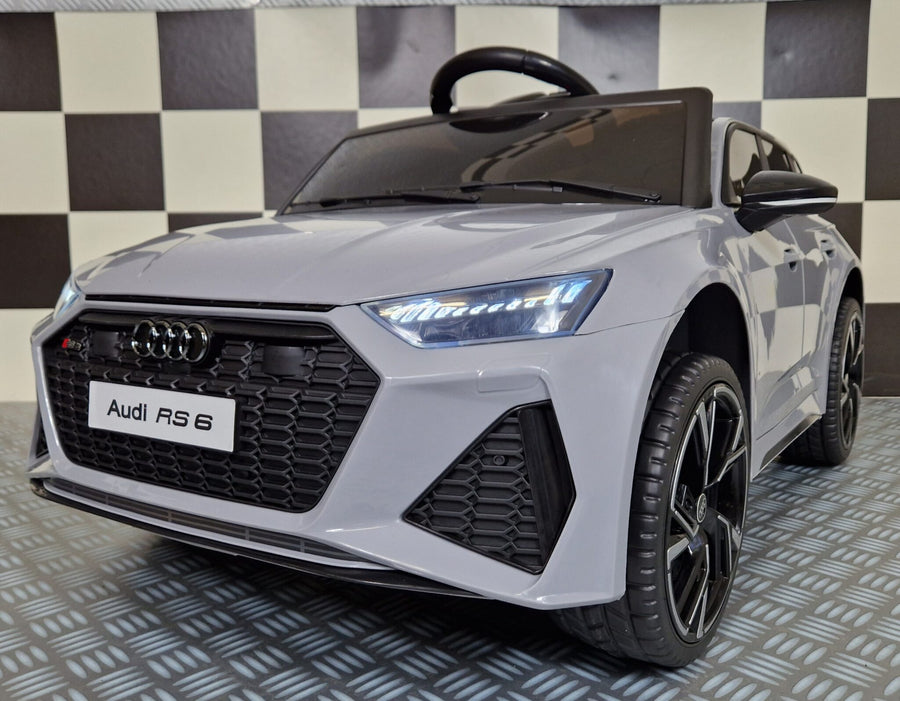 Voiture électrique enfant Audi RS 6 nardo gris – Racing Star