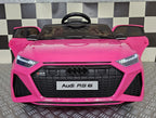 Voiture électrique enfant Audi RS6 12 V rose – Racing Star – vue 3