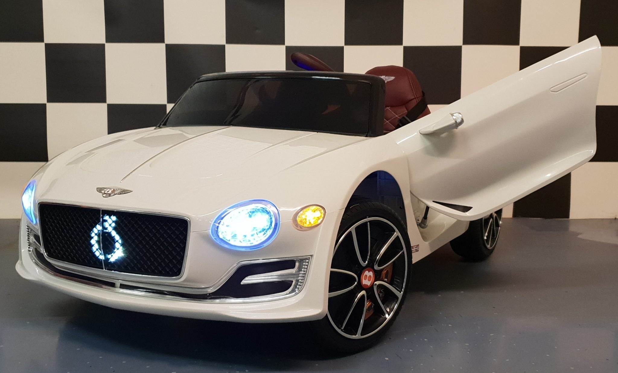 Voiture électrique enfant Bentley EXP 12 V avec télécommande blanc – Royal Drive