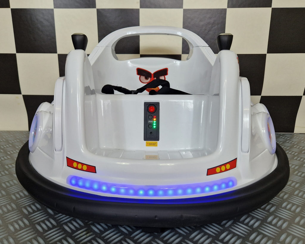 Voiture tamponneuse électrique enfant Bumper Angry Birds 6 V blanc – Urban Rider