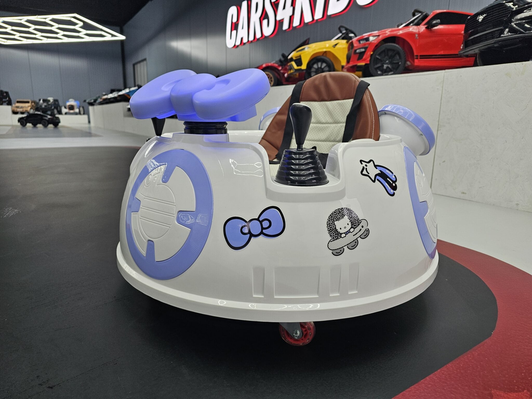 Voiture tamponneuse électrique enfant Bumper Hello Kitty 6 V blanc – Urban Rider