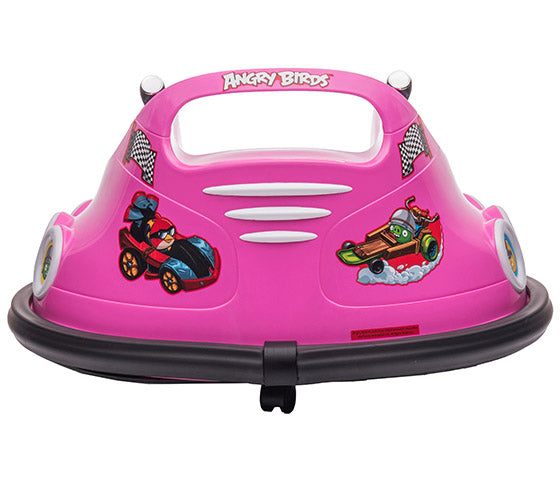Voiture tamponneuse électrique enfant Bumper Angry Birds 6 V rose – Urban Rider – vue 2