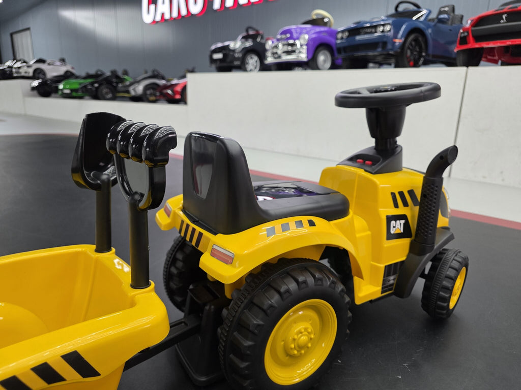 Véhicule électrique enfant Caterpillar walker avec remorque – Urban Rider – vue 5