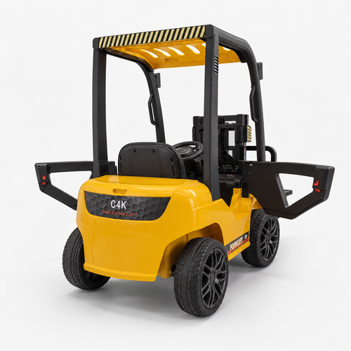 Chariot élévateur électrique enfant chariot élévateur 12 V avec télécommande jaune – Urban Rider