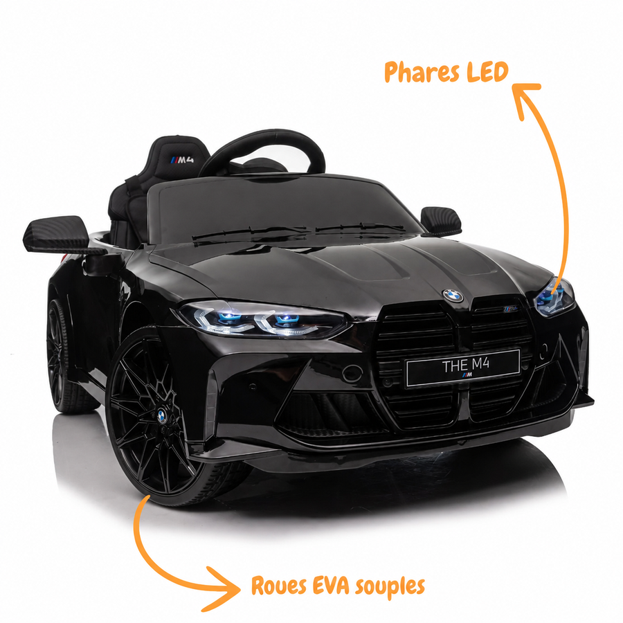 Voiture électrique enfant BMW M4 12 V noir métallisé – Urban Rider