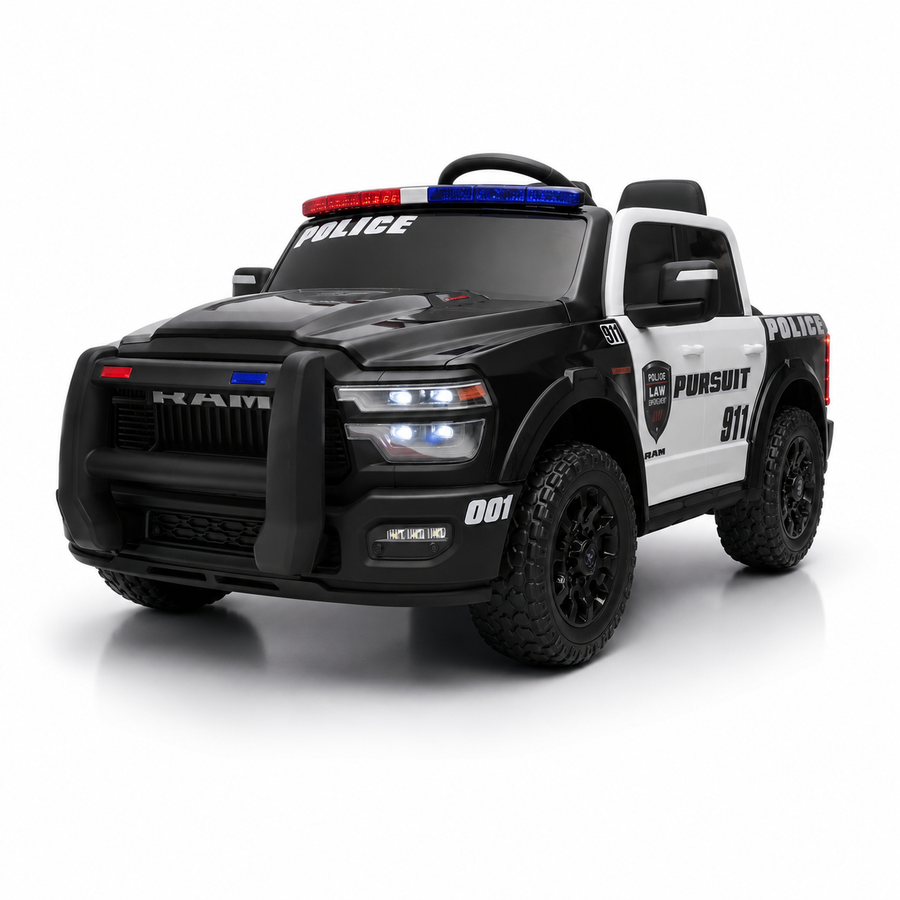 Voiture électrique enfant Dodge RAM police 12 V – Urban Patrol