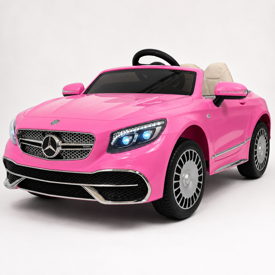 Voiture électrique enfant Mercedes Maybach S650 rose 12 V – Royal Drive