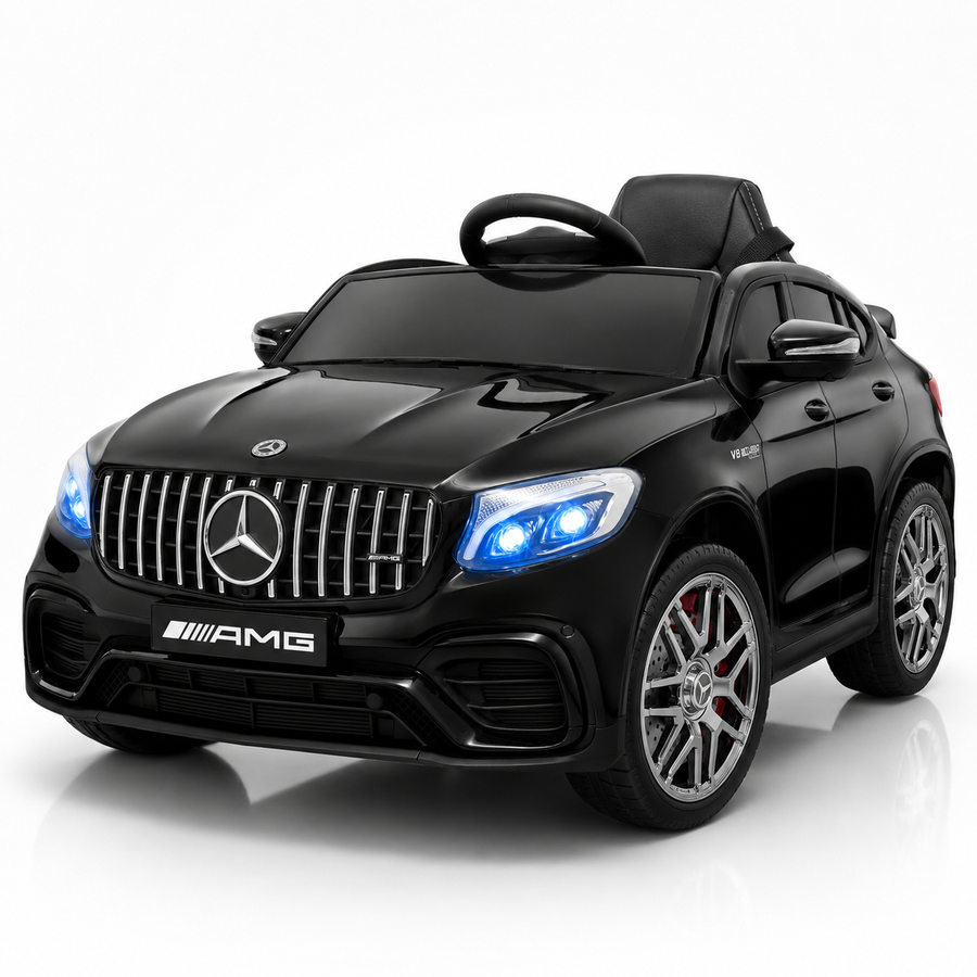Voiture électrique enfant Mercedes GLC 63 AMG 1 place noir métallisé – Adventure Rider