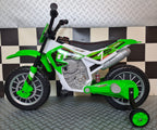 Moto électrique enfant dirt bike 12 V vert – Dirt Rider – vue 4