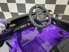 Voiture électrique enfant Lamborghini Auténtica purple 12 V – Racing Star – vue 9