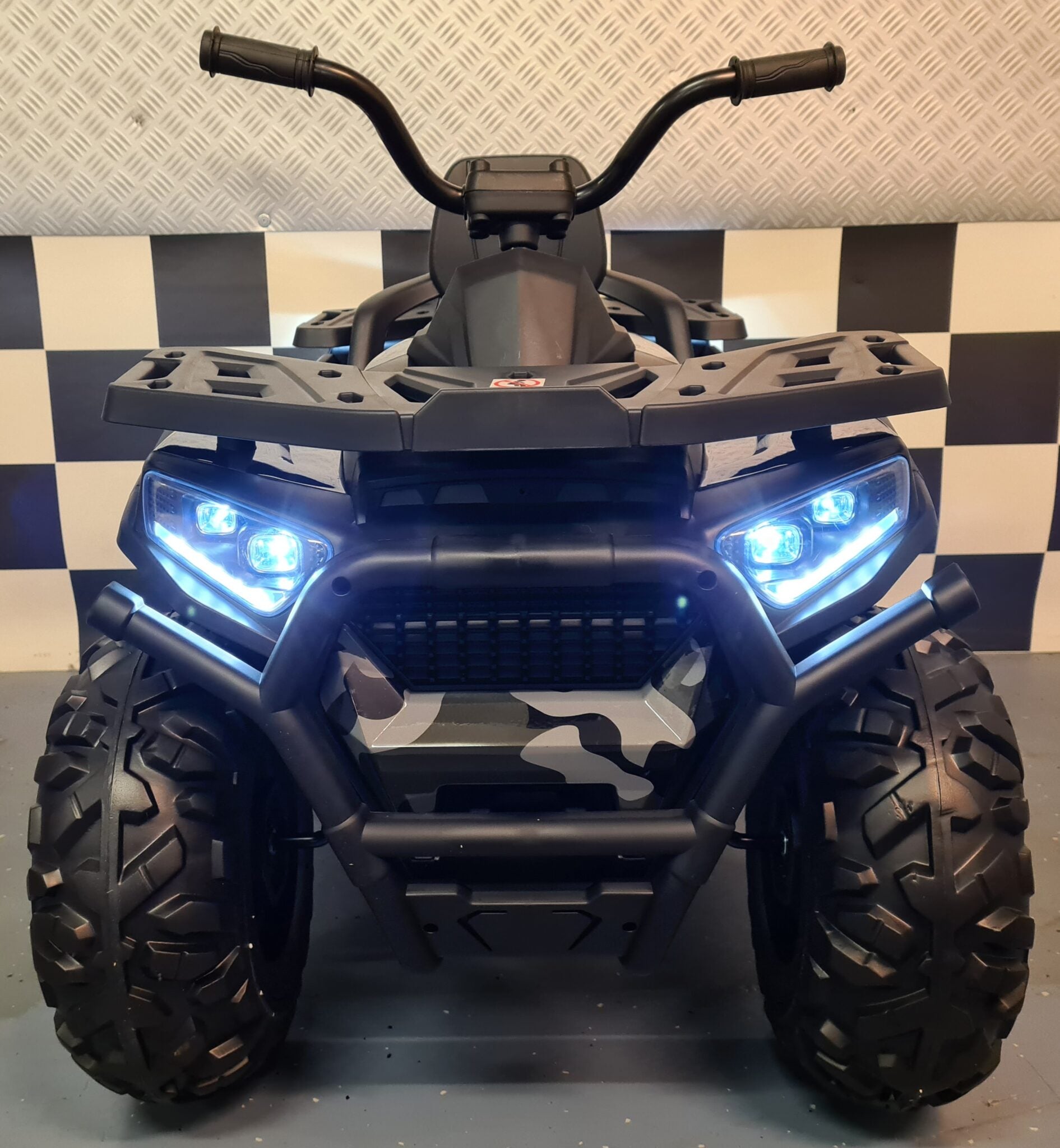 Quad électrique enfant Desert 12 V camo vert – Mini Raptor – vue 9