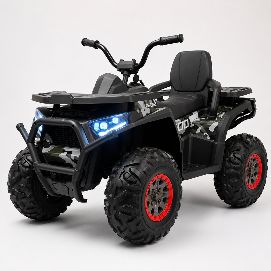 Quad électrique enfant Desert 12 V camo vert – Mini Raptor