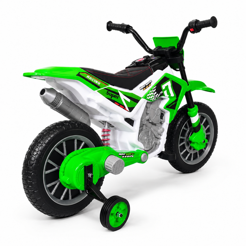 Moto électrique enfant dirt bike 12 V vert – Dirt Rider