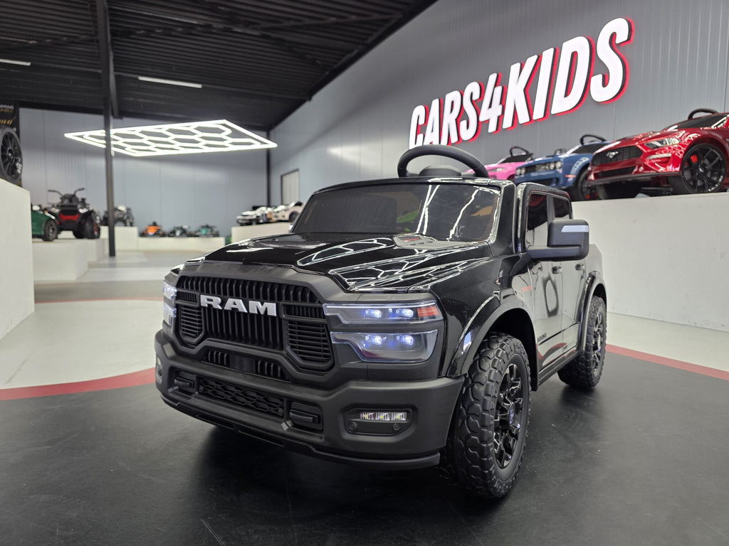 Voiture électrique enfant Dodge RAM 12 V noir – Adventure Rider