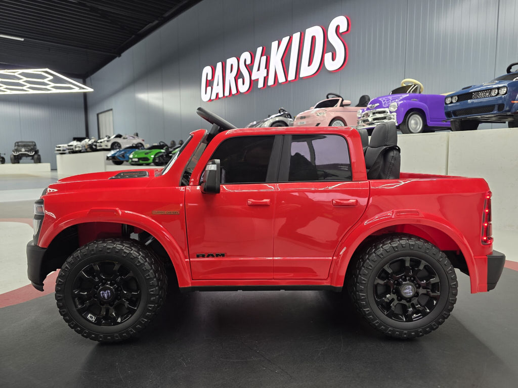 Voiture électrique enfant Dodge RAM 12 V rouge – Adventure Rider – vue 3