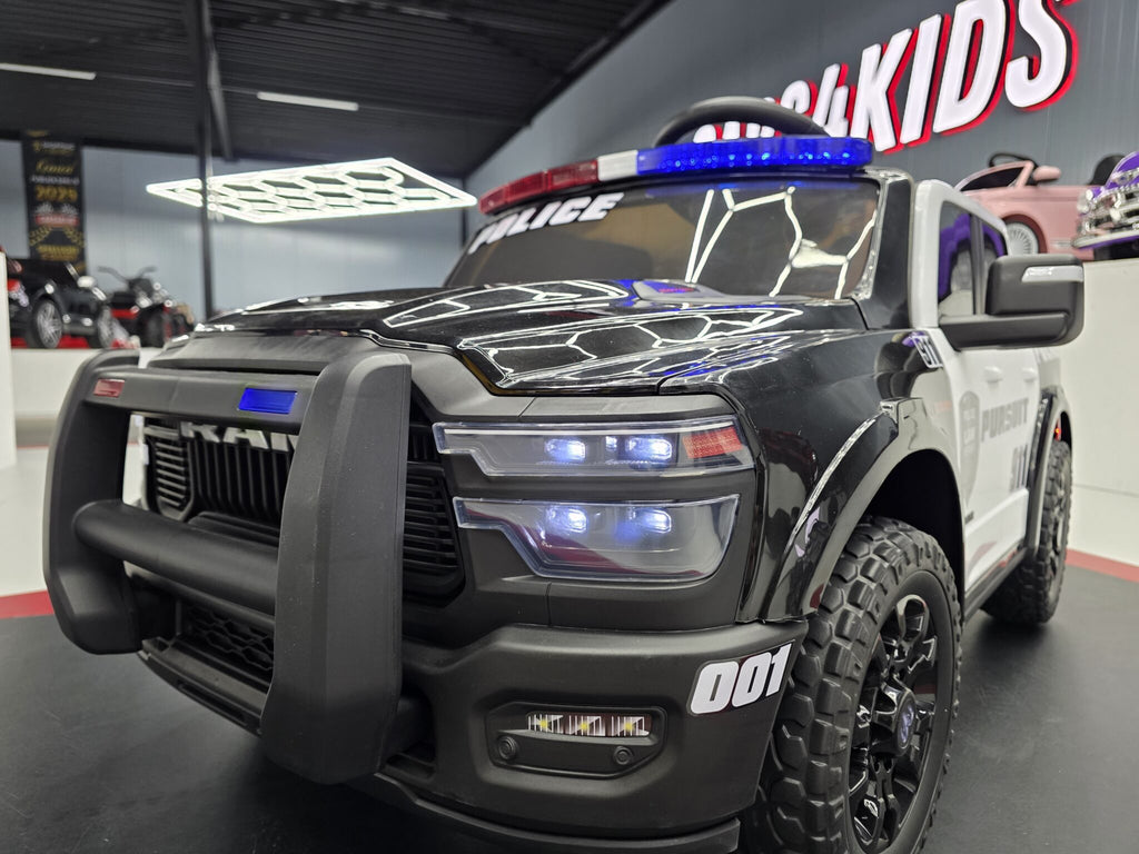 Voiture électrique enfant Dodge RAM police 12 V – Urban Patrol – vue 6