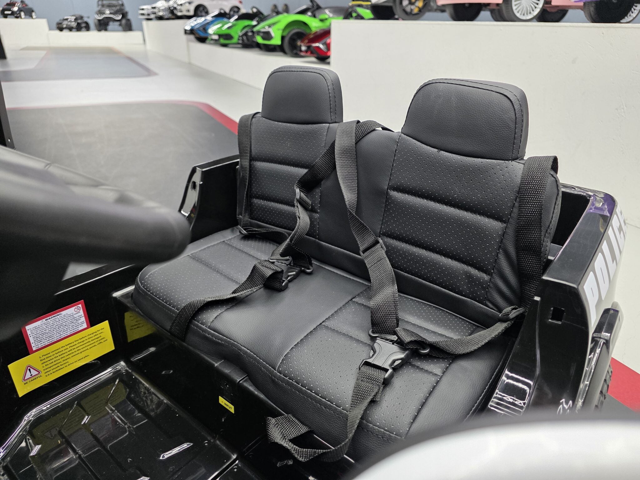 Voiture électrique enfant Dodge RAM police 12 V – Urban Patrol – vue 9