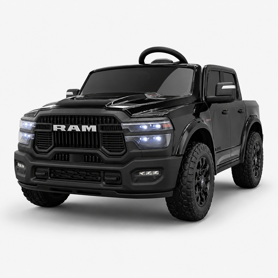 Voiture électrique enfant Dodge RAM 12 V noir – Adventure Rider