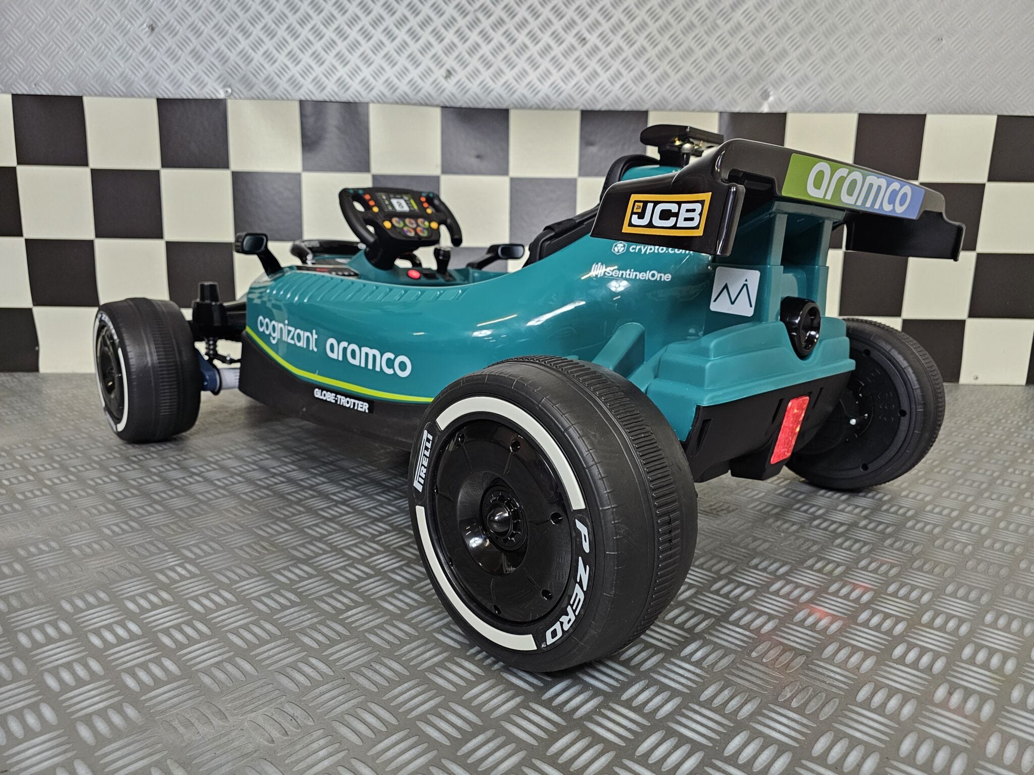 Voiture électrique enfant Aston Martin Formula 1 24 V – Racing Star Pro – vue 5